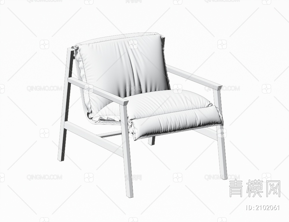 单椅3D模型下载【ID:2102061】