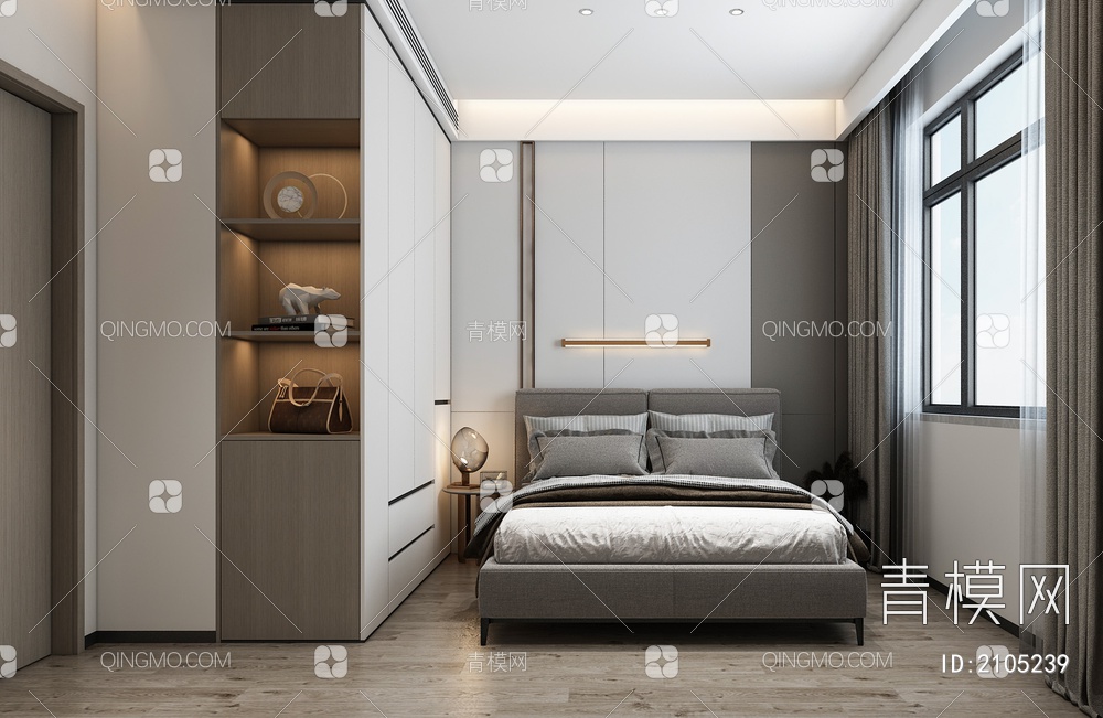 房间，卧室3D模型下载【ID:2105239】