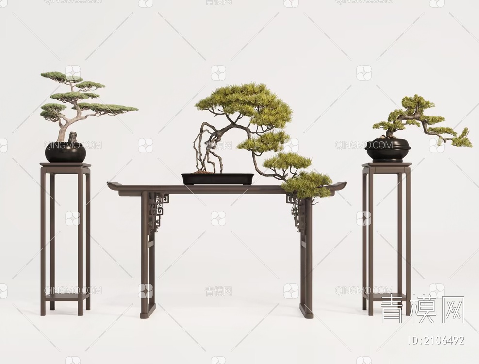 植物松树3D模型下载【ID:2106492】