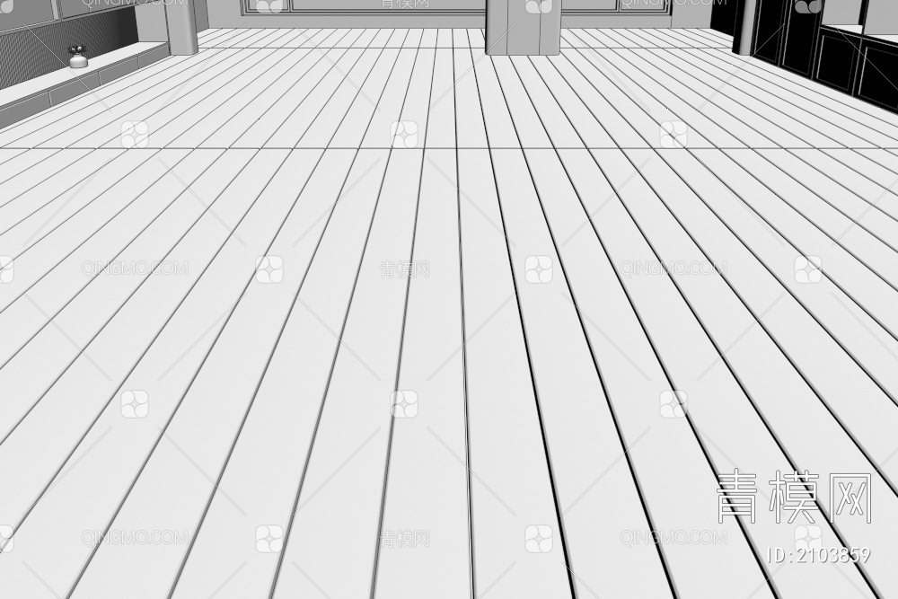 户外地板 防腐木地板3D模型下载【ID:2103859】