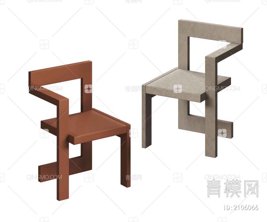 单椅3D模型下载【ID:2106066】