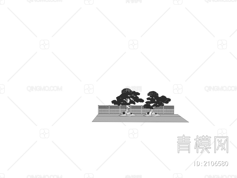 精品松树 精品山松 罗汉松3D模型下载【ID:2106580】