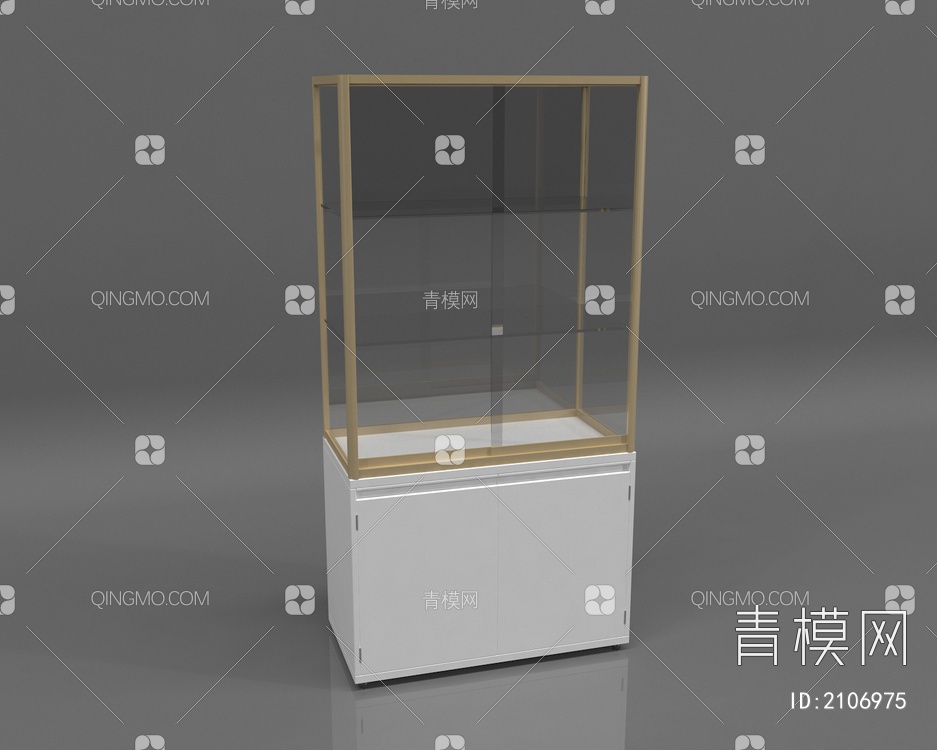 标本柜 玻璃柜3D模型下载【ID:2106975】