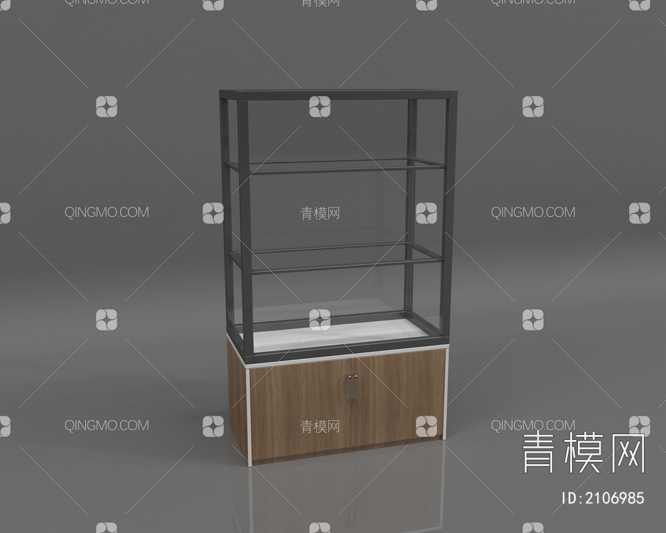 标本柜 玻璃柜3D模型下载【ID:2106985】