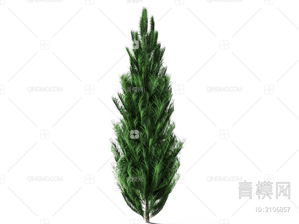 绿色植物 乔木3D模型下载【ID:2106857】