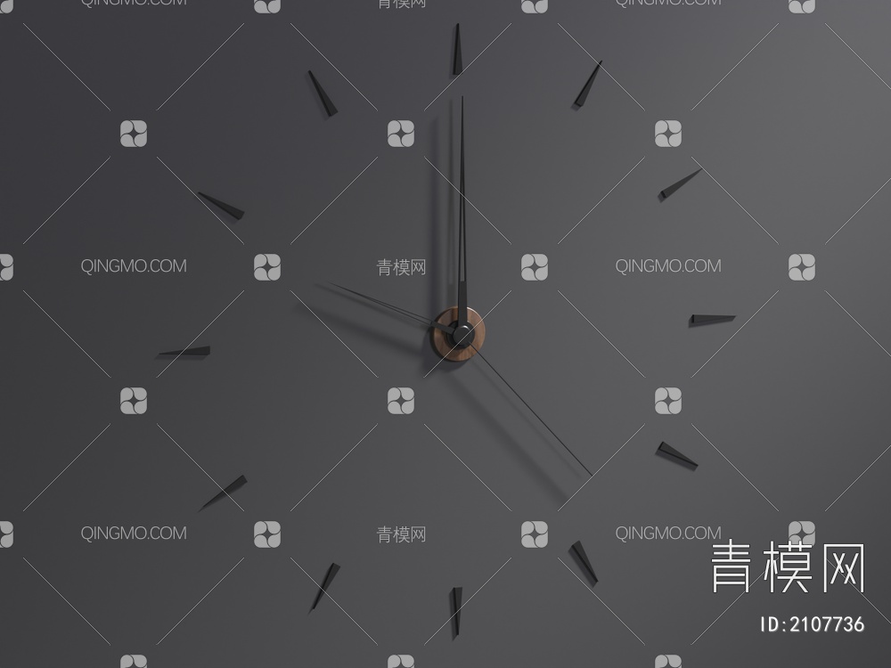 时钟，挂钟，钟表，墙面装饰，陈设，摆件3D模型下载【ID:2107736】
