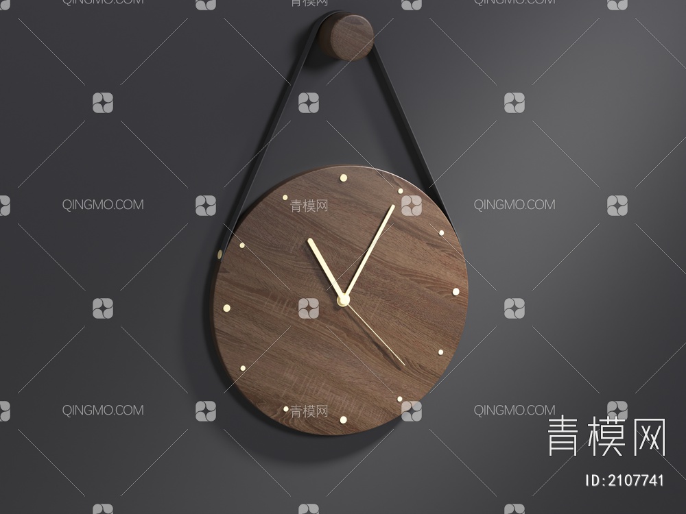 时钟，挂钟，钟表，墙面装饰，陈设，摆件3D模型下载【ID:2107741】