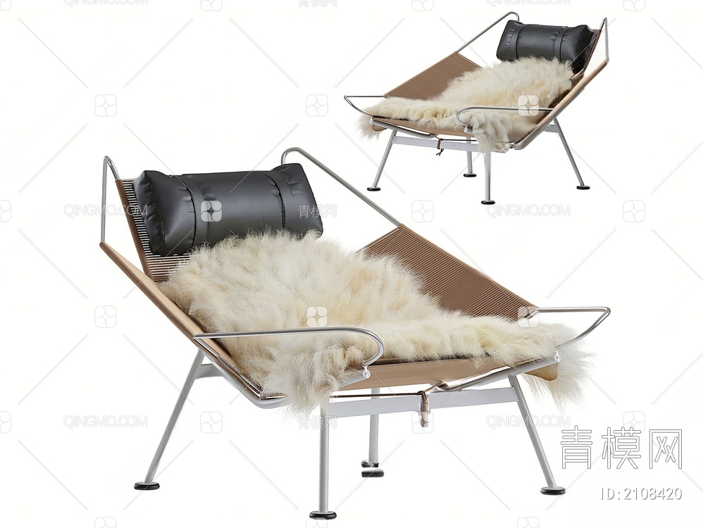 pertica躺椅3D模型下载【ID:2108420】