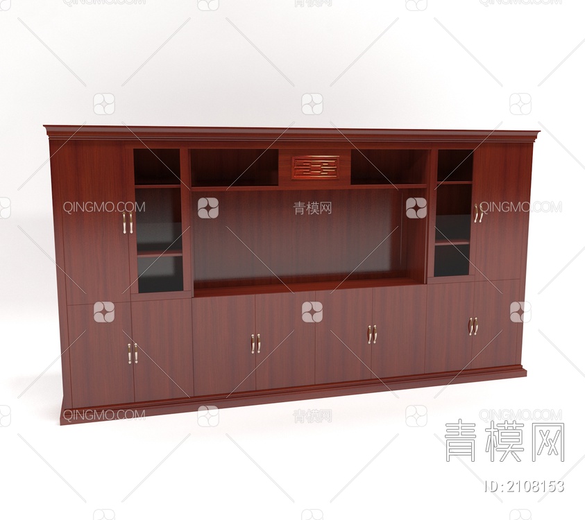 书柜 文件柜 柜子3D模型下载【ID:2108153】