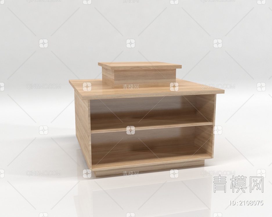 书柜 矮柜 书架3D模型下载【ID:2108075】