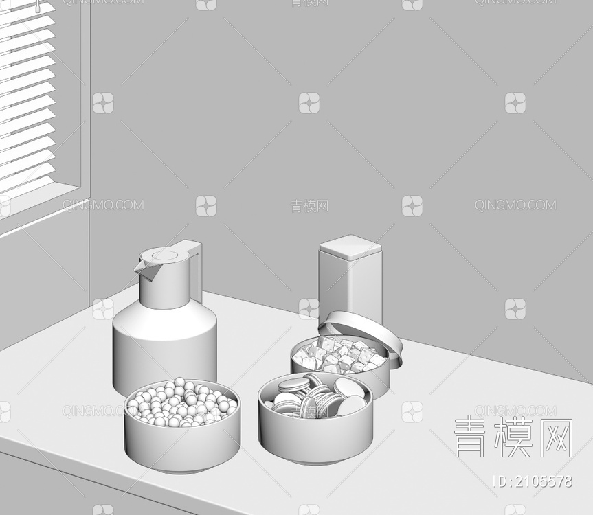 零食 水壶3D模型下载【ID:2105578】