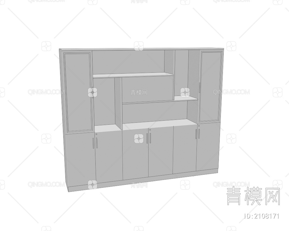 文件柜 柜子3D模型下载【ID:2108171】