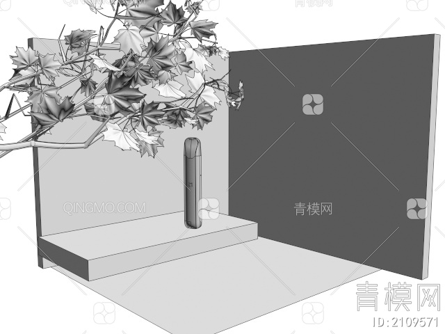 生活家电 枫叶电子烟3D模型下载【ID:2109571】
