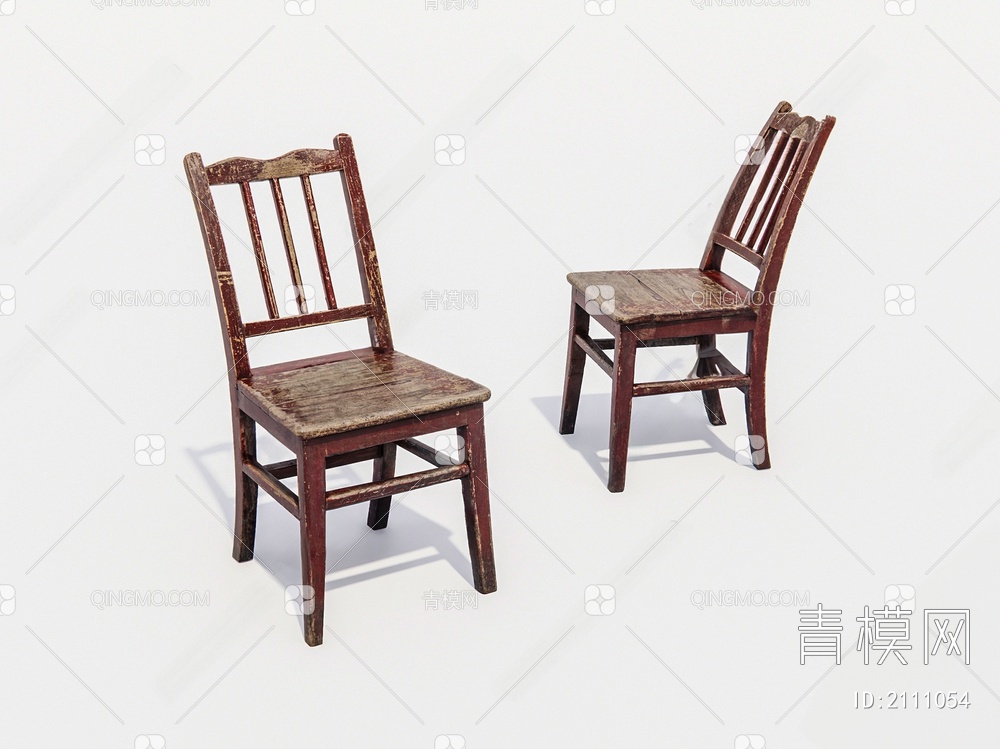 旧木椅3D模型下载【ID:2111054】