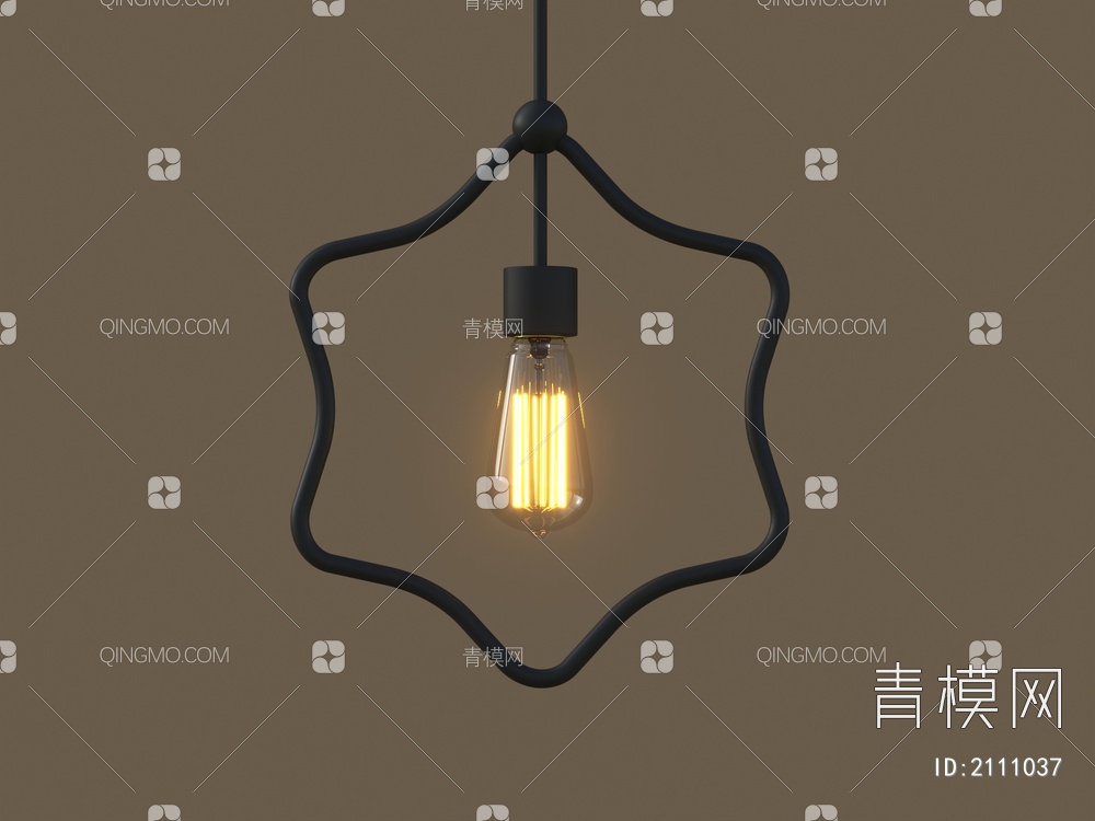吊灯，灯具，装饰灯3D模型下载【ID:2111037】