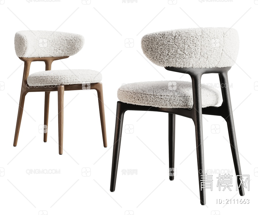 MENU餐椅 单椅 椅子3D模型下载【ID:2111663】