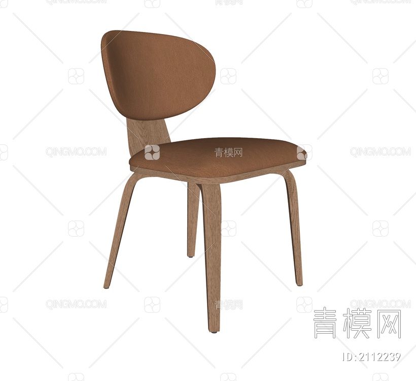 餐椅SU模型下载【ID:2112239】