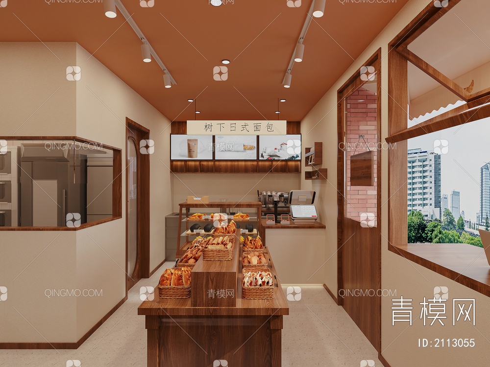 奶茶店 甜品店3D模型下载【ID:2113055】