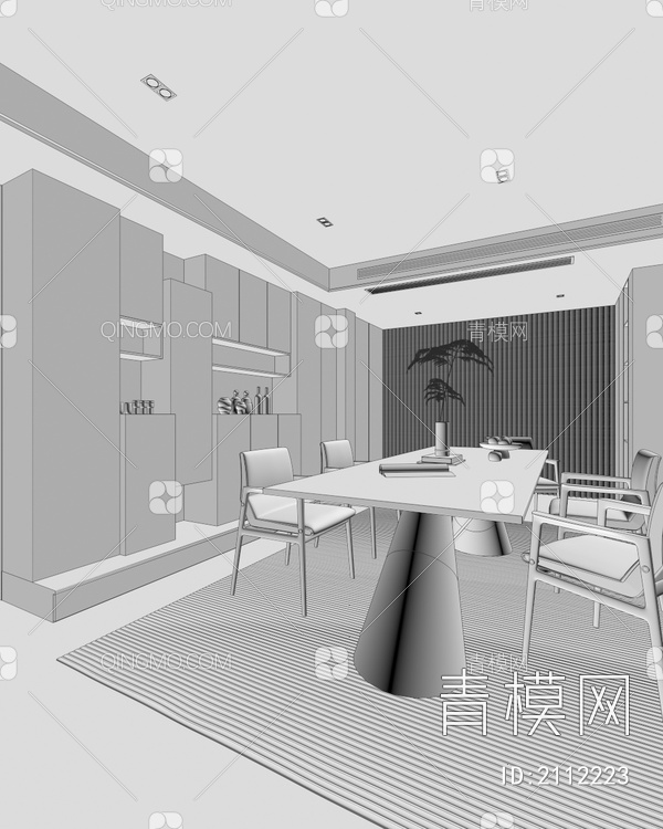 餐厅3D模型下载【ID:2112223】