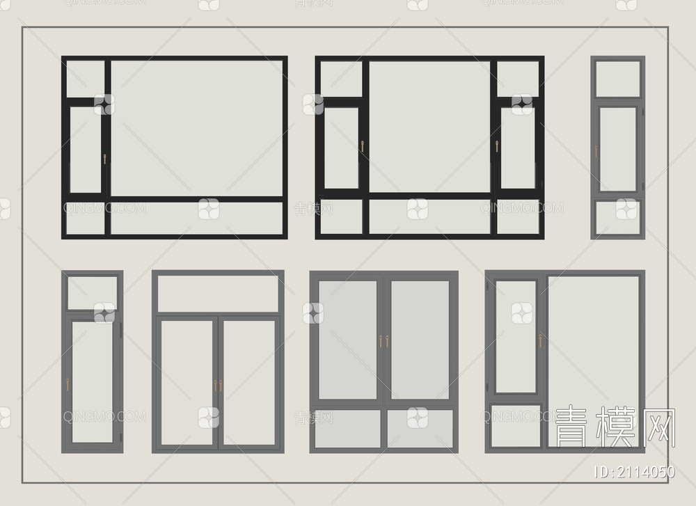 窗户SU模型下载【ID:2114050】