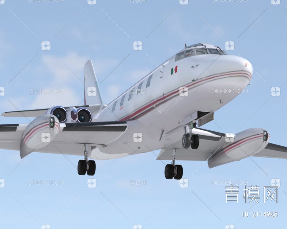捷星航空飞机3D模型下载【ID:2114985】