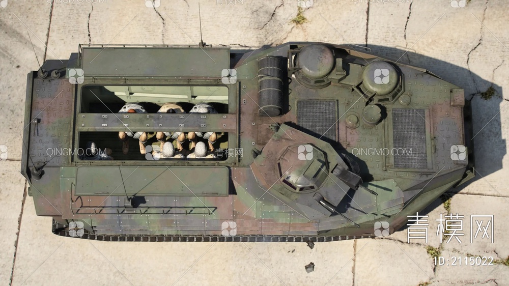 两栖装甲突击车3D模型下载【ID:2115022】