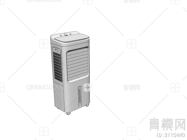 家电 移动空调风扇3D模型下载【ID:2115440】