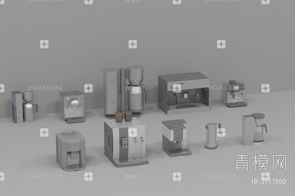 咖啡机3D模型下载【ID:2117550】