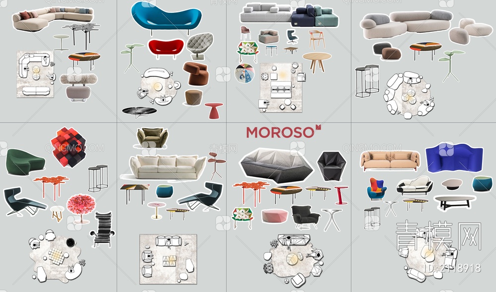 意大利MOROSO全品牌CAD组合+图册【ID:2118918】