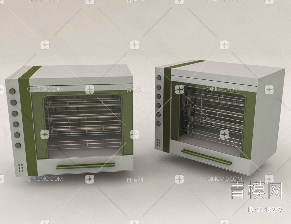 电烤箱 烤炉3D模型下载【ID:2118289】