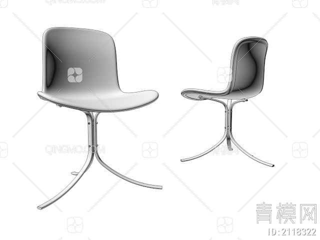 单椅3D模型下载【ID:2118322】