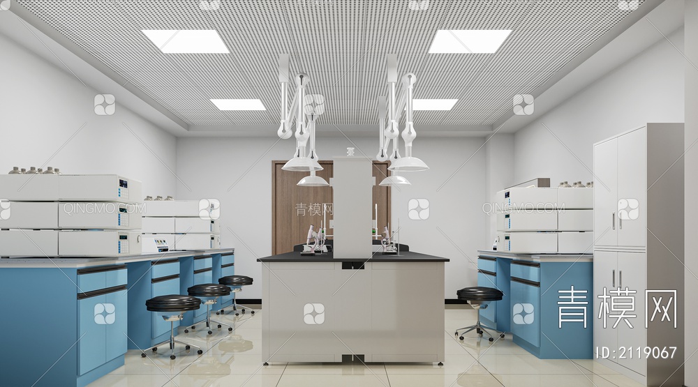 实验室 化验室 检测室 生化实验室 化学教室3D模型下载【ID:2119067】