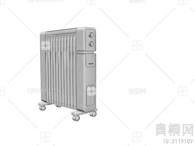 家电 取暖器3D模型下载【ID:2119189】