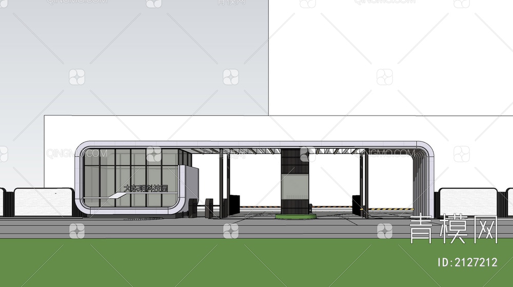 产业园工SU模型下载【ID:2127212】