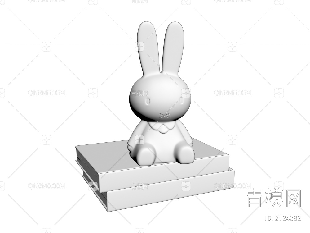 玩偶书籍3D模型下载【ID:2124382】