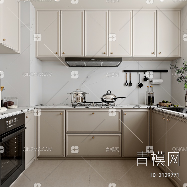 家居厨房3D模型下载【ID:2129771】