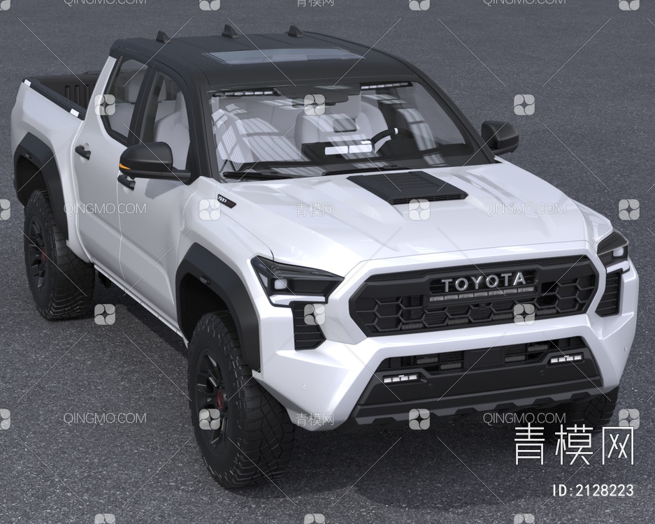 2024款丰田塔科马皮卡汽车3D模型下载【ID:2128223】