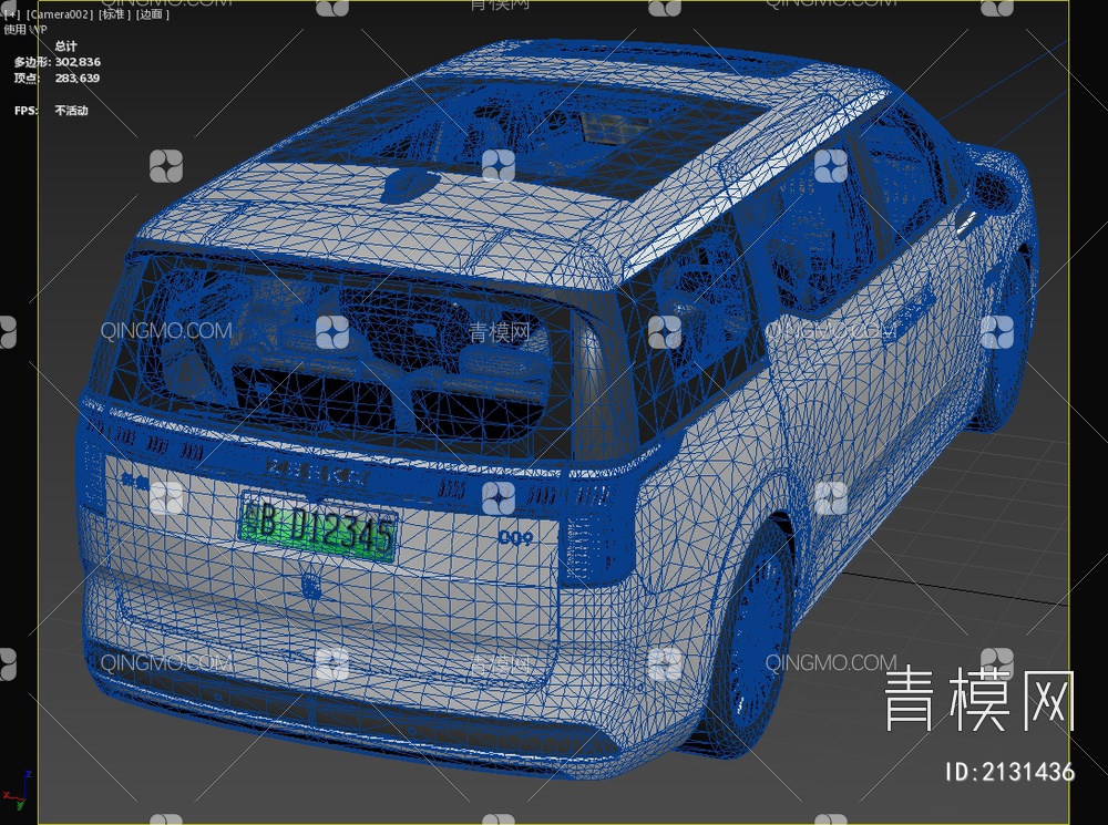 ZEEKR极氪009新能源汽车3D模型下载【ID:2131436】