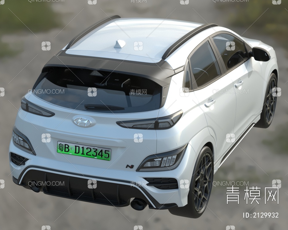 2022款HyundaiKonaN汽车3D模型下载【ID:2129932】