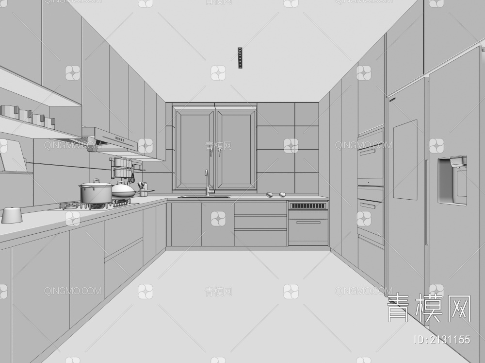 厨房3D模型下载【ID:2131155】