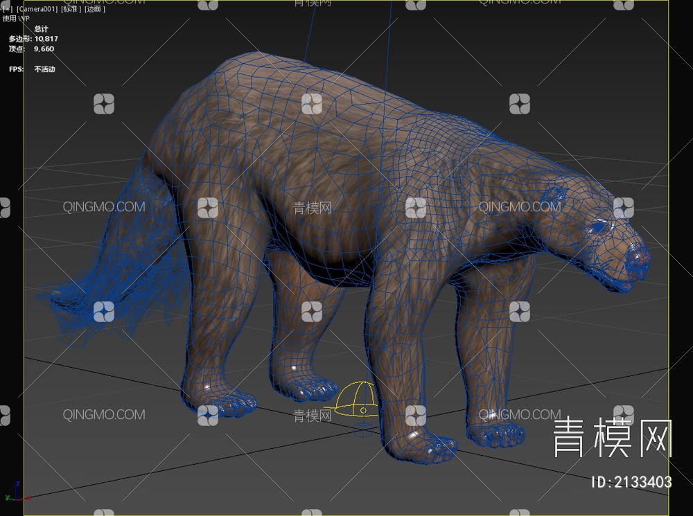 笨脚兽 全齿目笨脚兽科动物3D模型下载【ID:2133403】