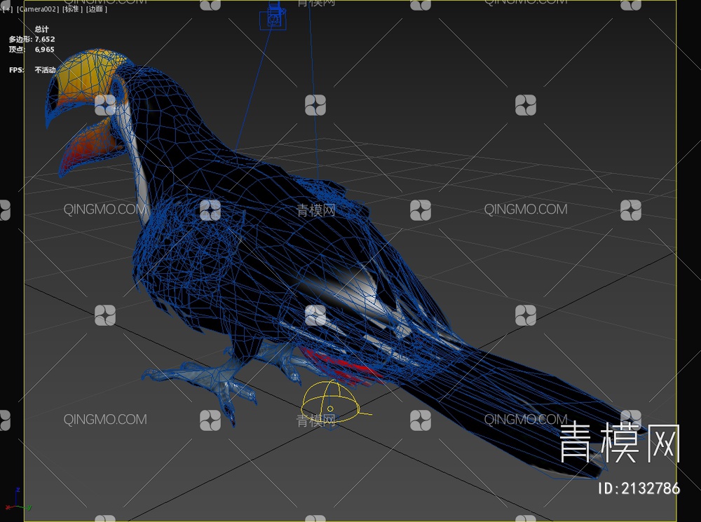鵎鵼巨嘴鸟3D模型下载【ID:2132786】