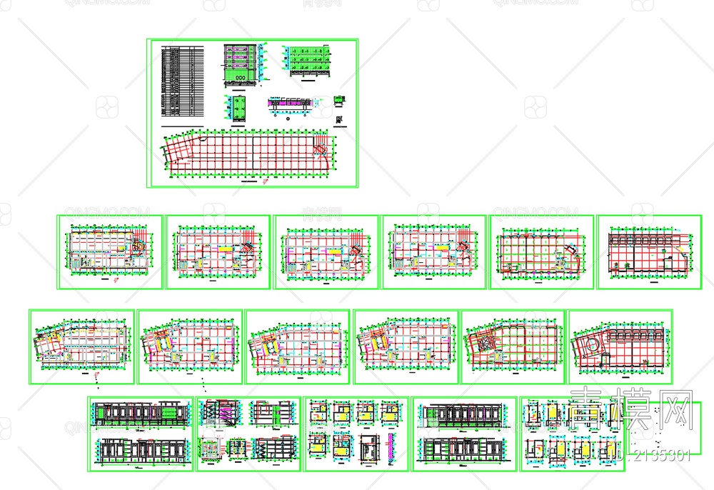 大型商场建筑施工图【ID:2135301】