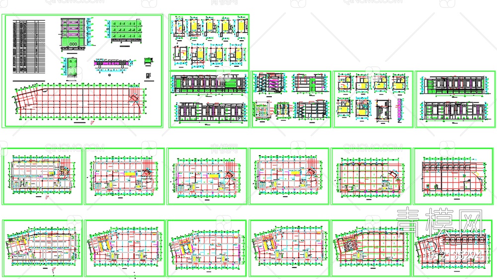 大型商场建筑施工图【ID:2135294】