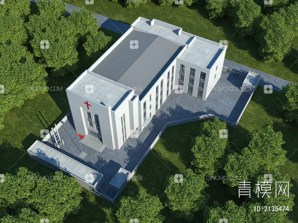 教堂3D模型下载【ID:2135474】