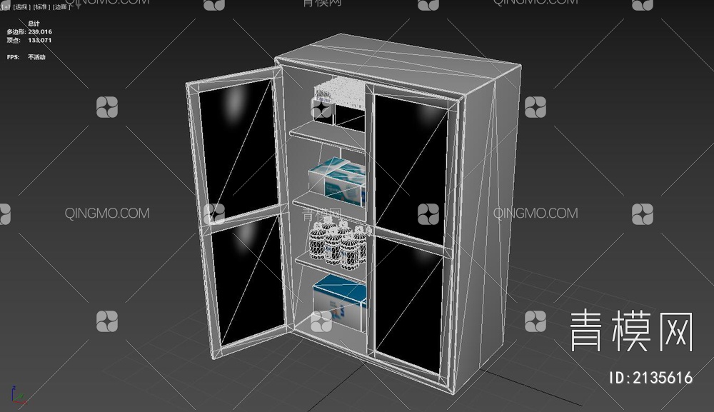 医疗存储柜3D模型下载【ID:2135616】
