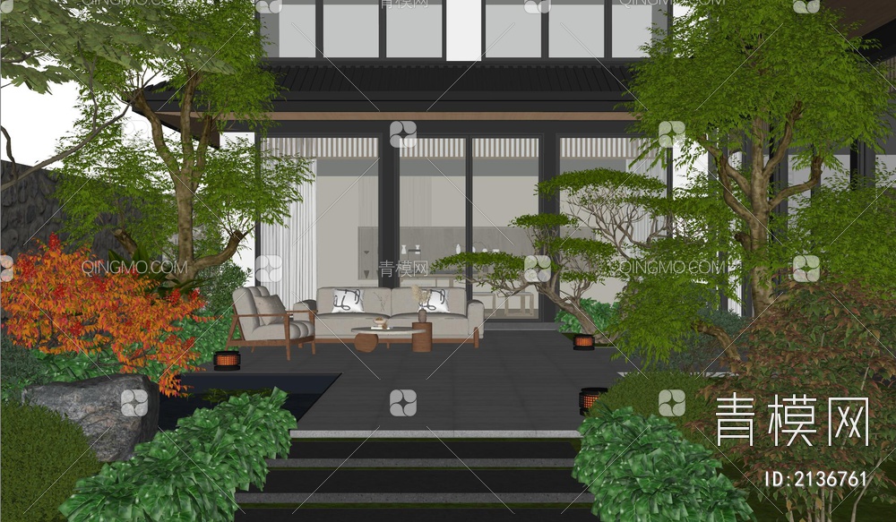庭院--SUSU模型下载【ID:2136761】