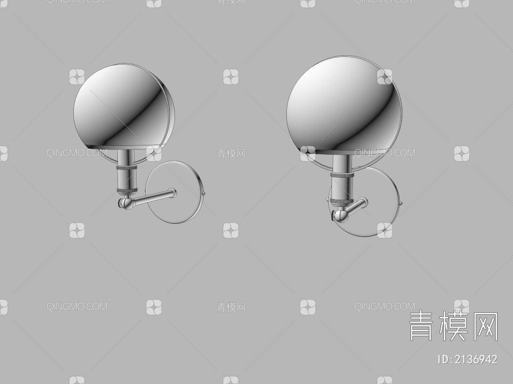 壁灯3D模型下载【ID:2136942】