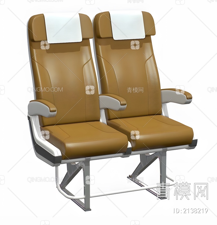 飞机座椅3D模型下载【ID:2138219】