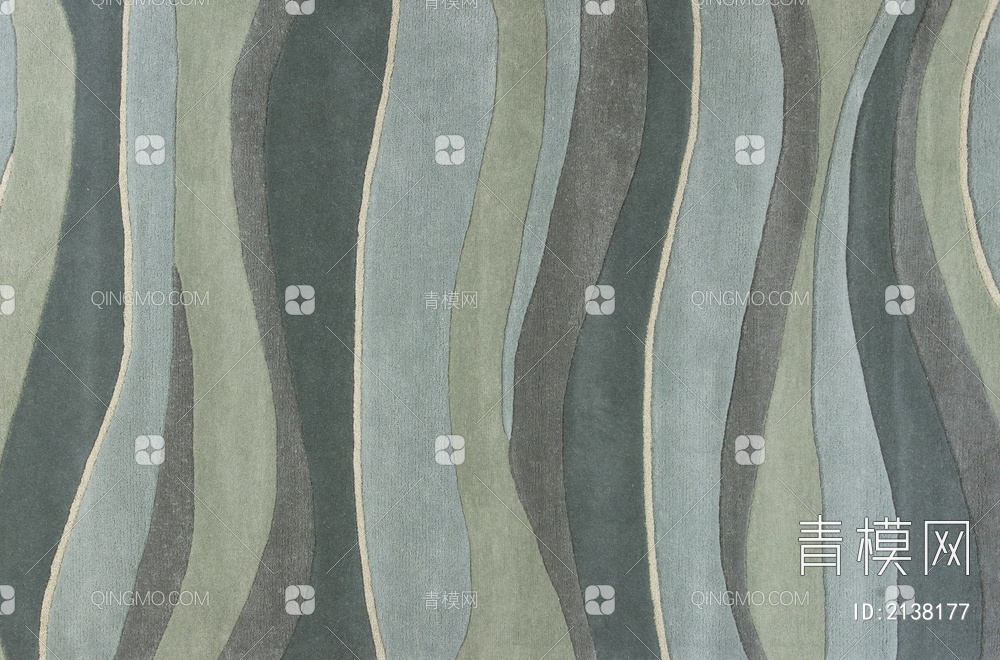 现代无缝地毯，素色地毯，毛绒地毯，抽象图案地毯，贴图下载【ID:2138177】